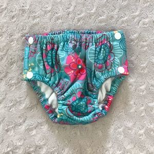 Charlie Banana Swim Diaper Pink Floral Large